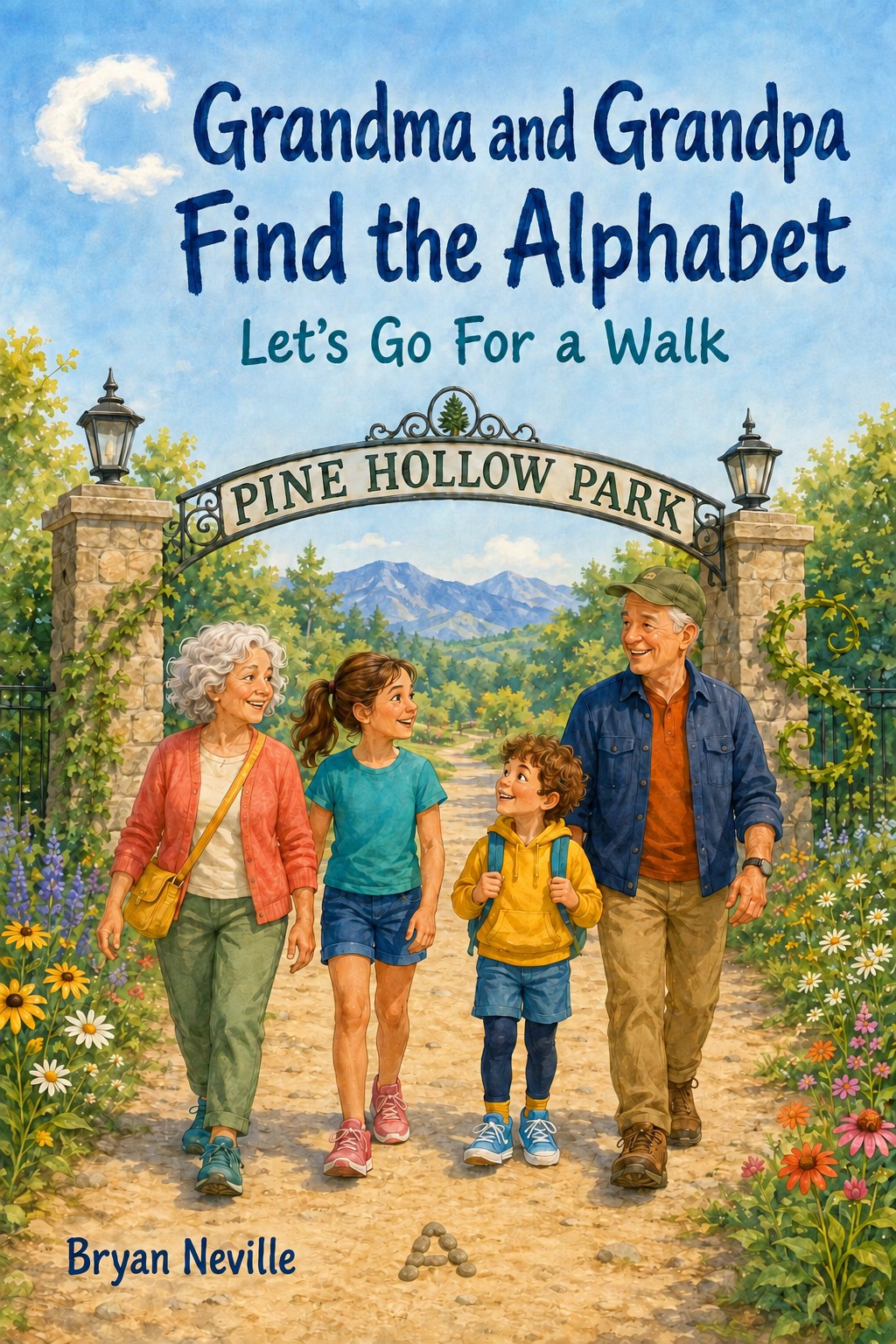 Cover of Grandma and Grandpa Find the Alphabet by Bryan Neville